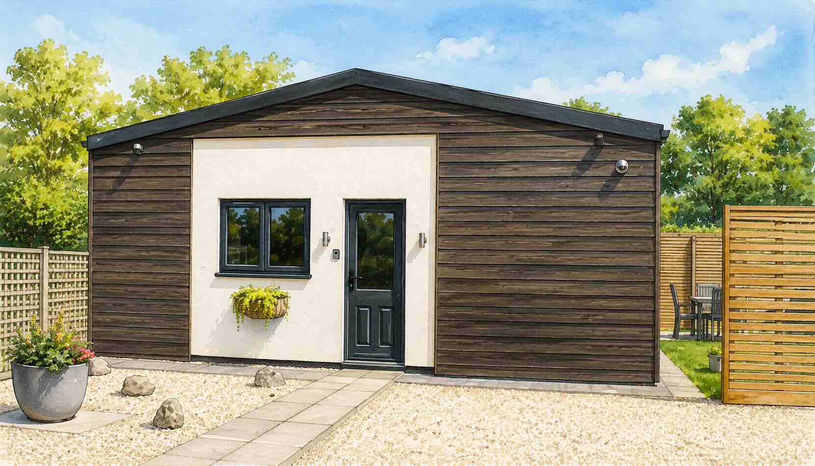 Oldwyche Barns exterior and private countryside setting